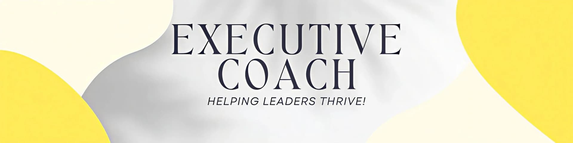 An executive coach helping leaders thrive